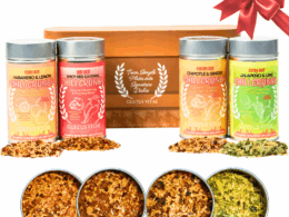 Fiery Hot Chili Crunch Seasoning Bunch | Gift Packed Set of 4