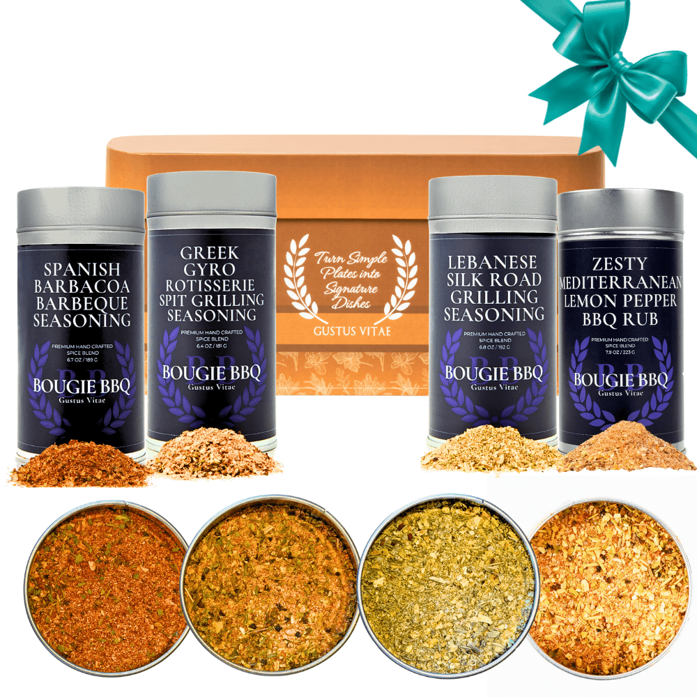 Mediterranean Spice Route | BBQ Rubs & Seasonings | Gift Set of 4