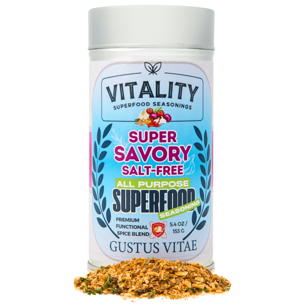 Super Savory Salt-Free Superfood Seasoning | All Purpose Vitality Blend