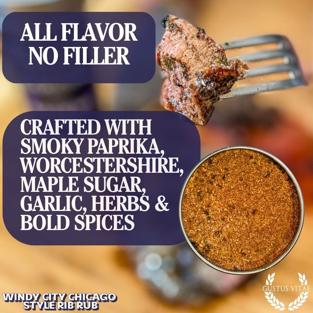 Windy City Chicago Style Rib Rub Seasoning | Bougie BBQ Rub - Image 5