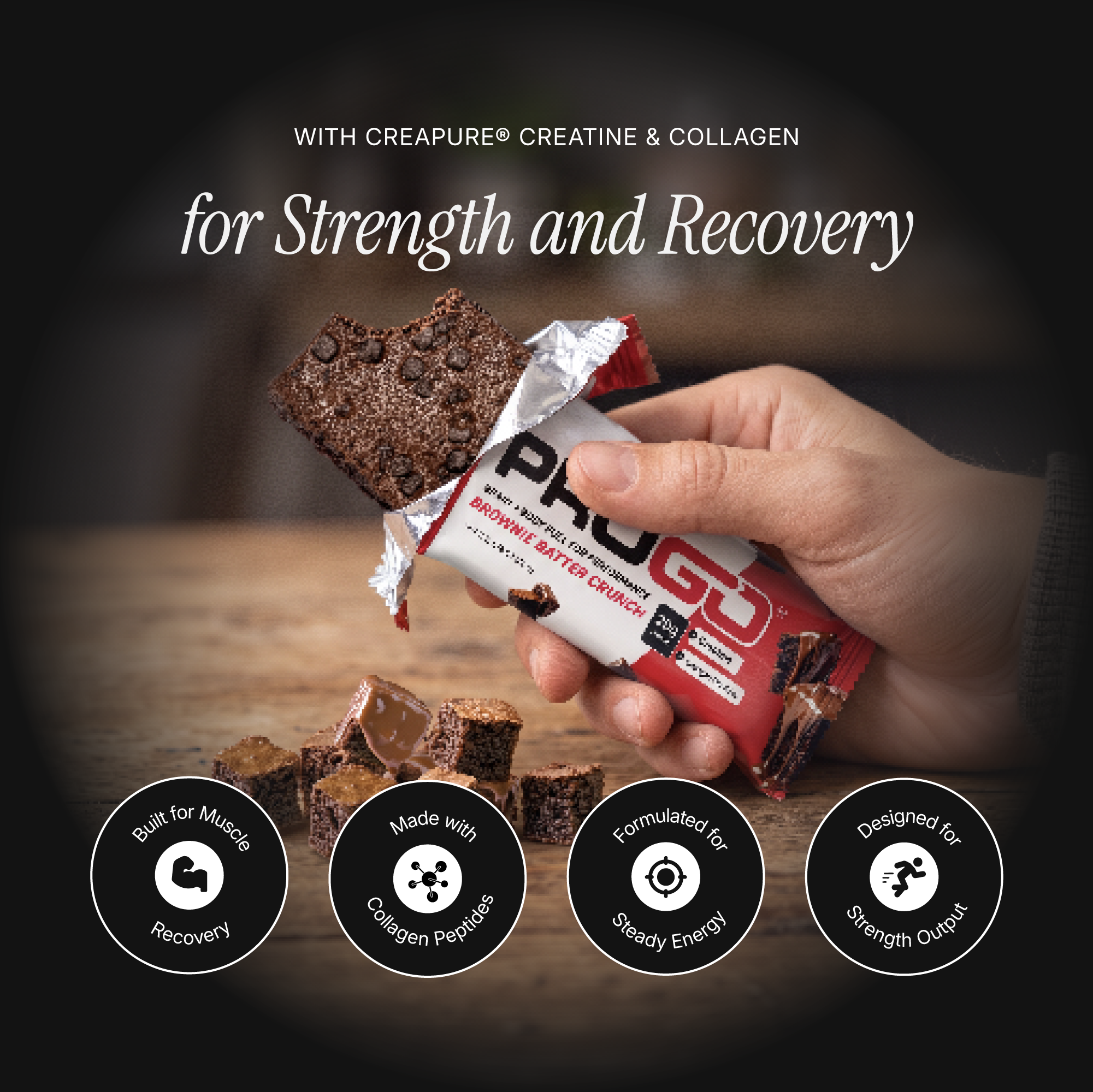 ProGo Bars Brownie Batter Crunch 12 Pack - Image 2