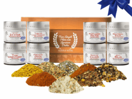 House Favorites: Taste of the World Flavor Seasonings | 8 Pack | Magnetic Tins in Gift Box